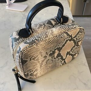 Snake Print Camera Bag